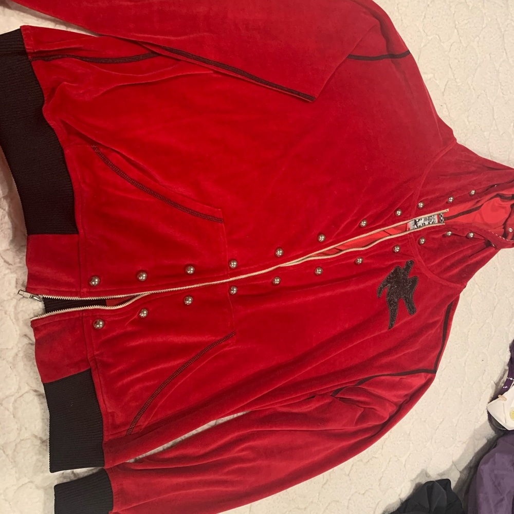 Red jacket